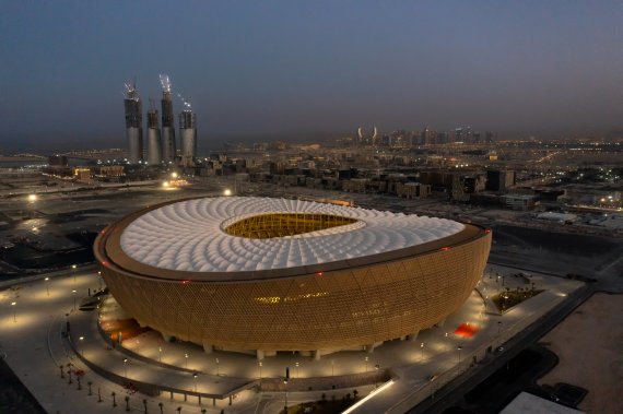 2022 카타르 월드컵 결승전이 펼쳐질 경기장 '루사일 스타디움' © 서울=연합뉴스 2022년 8월