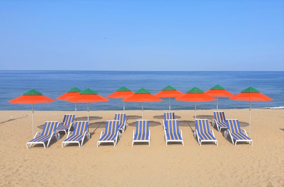 재정비된 삼척 맹방해변 BTS 포토존. ⓒ사진 삼척시 제공, 뉴스1