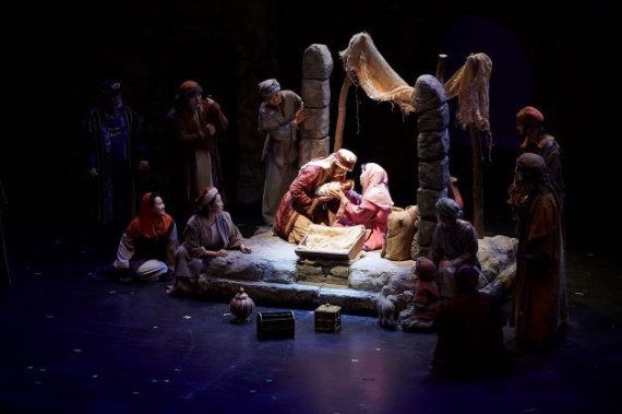 그라시아스합창단의 '크리스마스 칸타타' 공연 일부. 예수 그리스도 탄생 장면.(그라시아스합창단 제공) ⓒ뉴스1, 2022년 11월