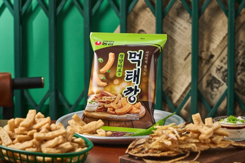 농심 스낵 '새우깡' 후속작 먹태깡. ⓒ사진 농심 제공, 파이낸셜뉴스